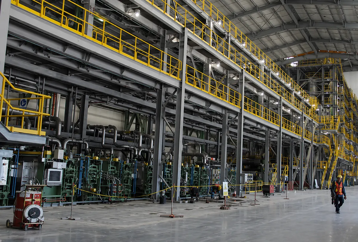 Planta IMSA Steel, obra de CLYCSA